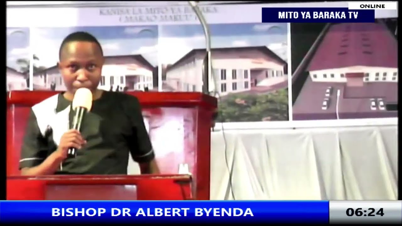 SOMO; KURUDI NYUMA - BISHOP DR ALBERT BYENDA MORNING GLORY - MITO YA BARAKA CHURCH