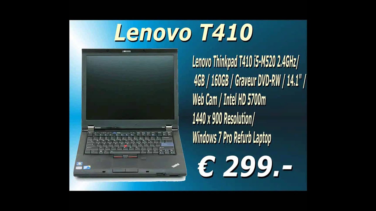 Lenovo Thinkpad T410 Core i5