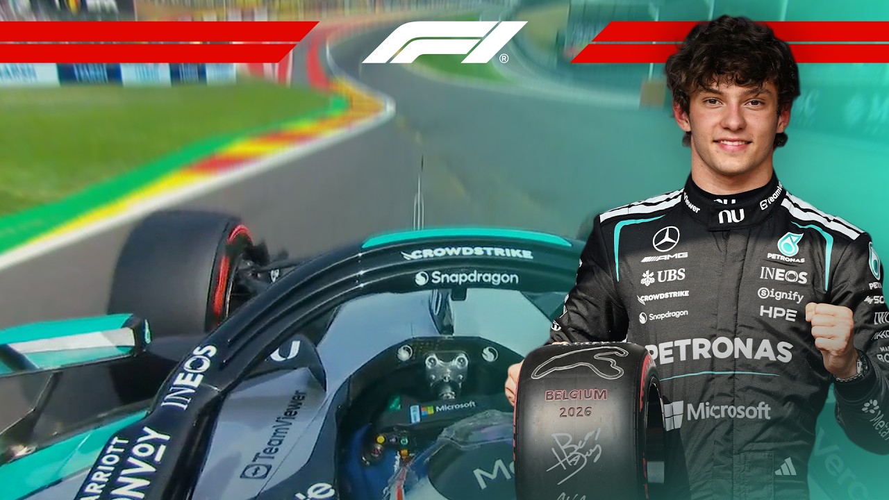 Kimi Antonelli's Pole Lap | 2026 Belgium Grand Prix | Pirelli