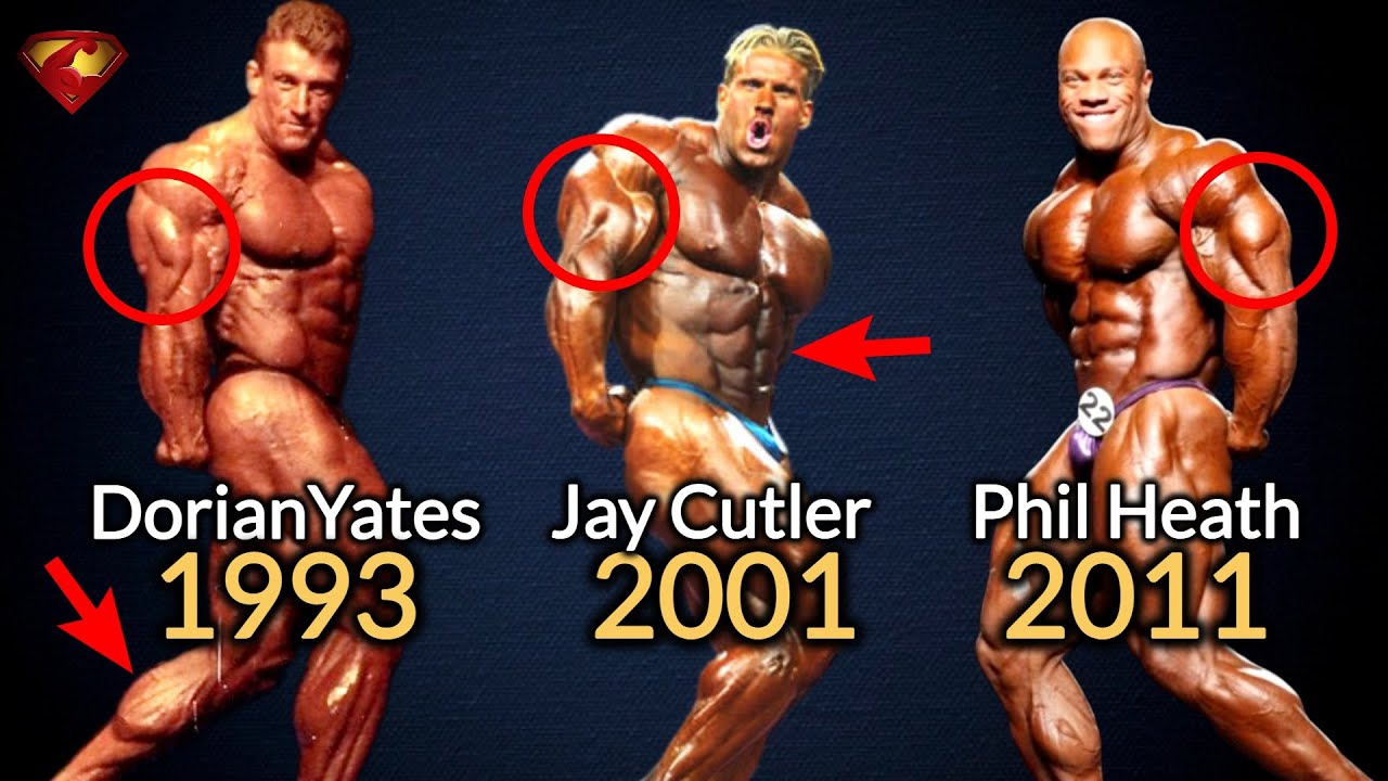 Dorian Yates vs Jay Cutler vs Phil Heath ('93 vs '01 vs '11)