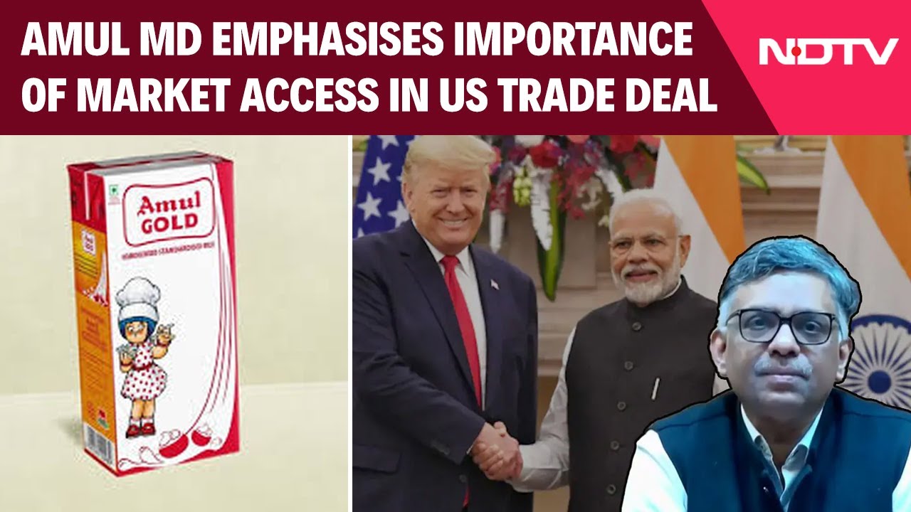 India-US Trade Deal | Amul MD Emphasises Importance Of Market Access In India-US Trade Talks
