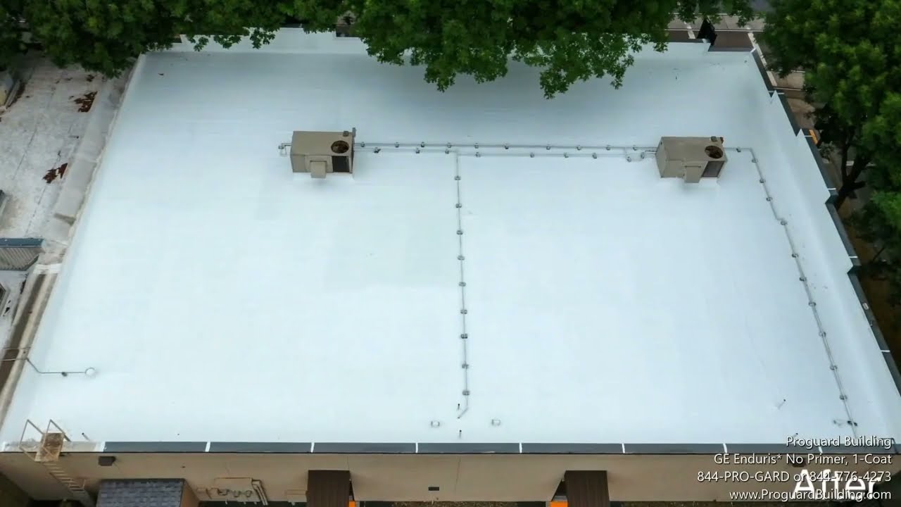GE Enduris - Silicone Roof Coating over TPO
