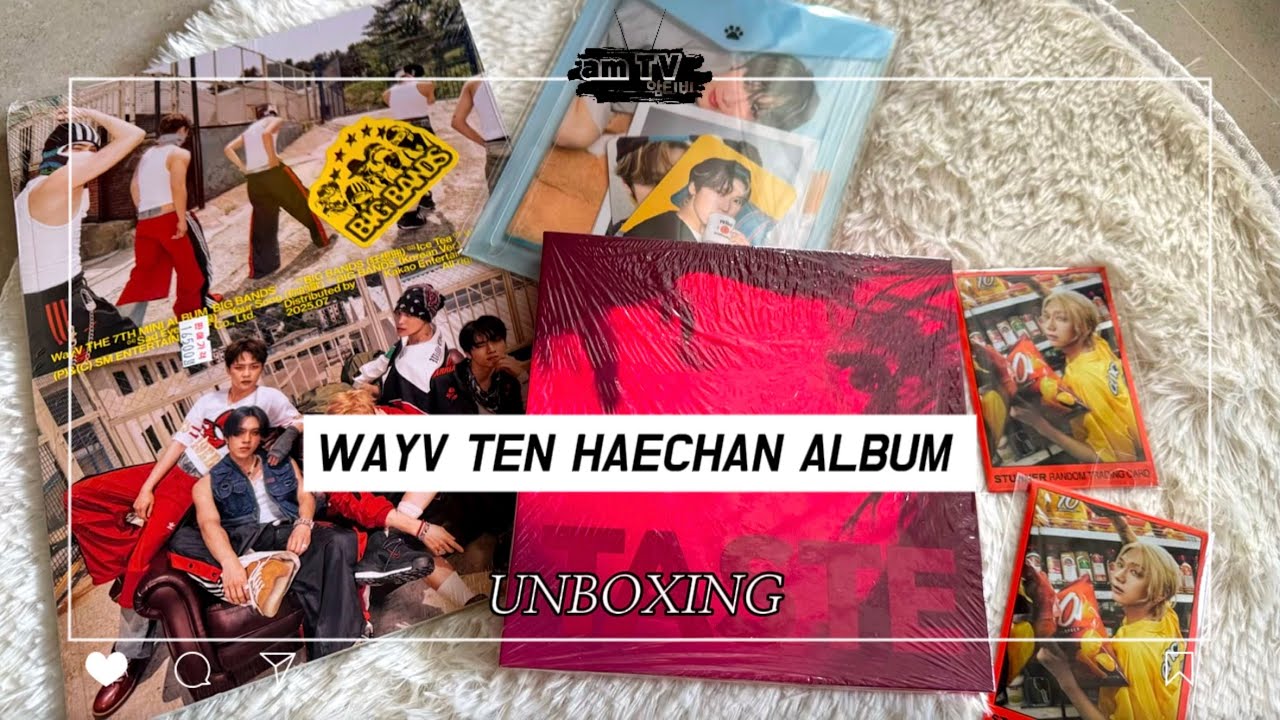 웨이션브이 텐 해찬 🔥 WayV Big Bands HAECHAN Taste album unboxing | #148 (eng/kor)