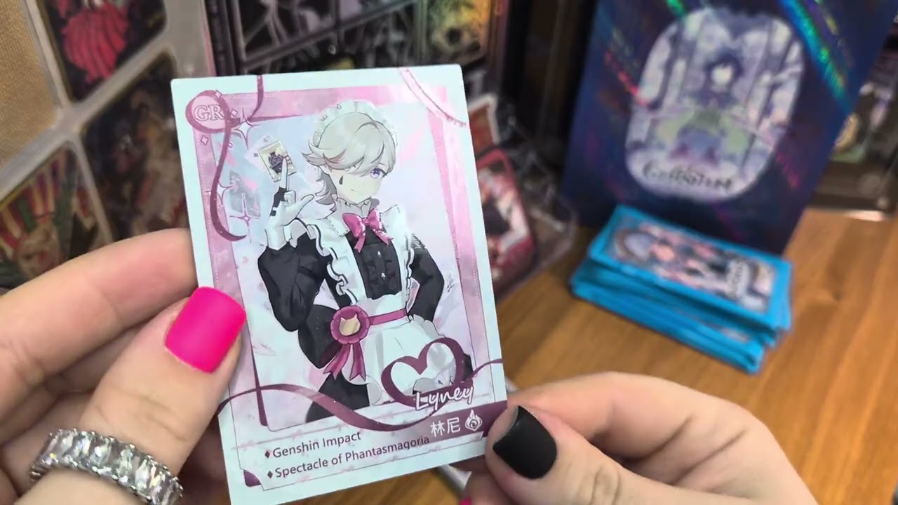 Распаковка бокса по Геншин Импакт с Венти / Unpacking Genshin Impact cards