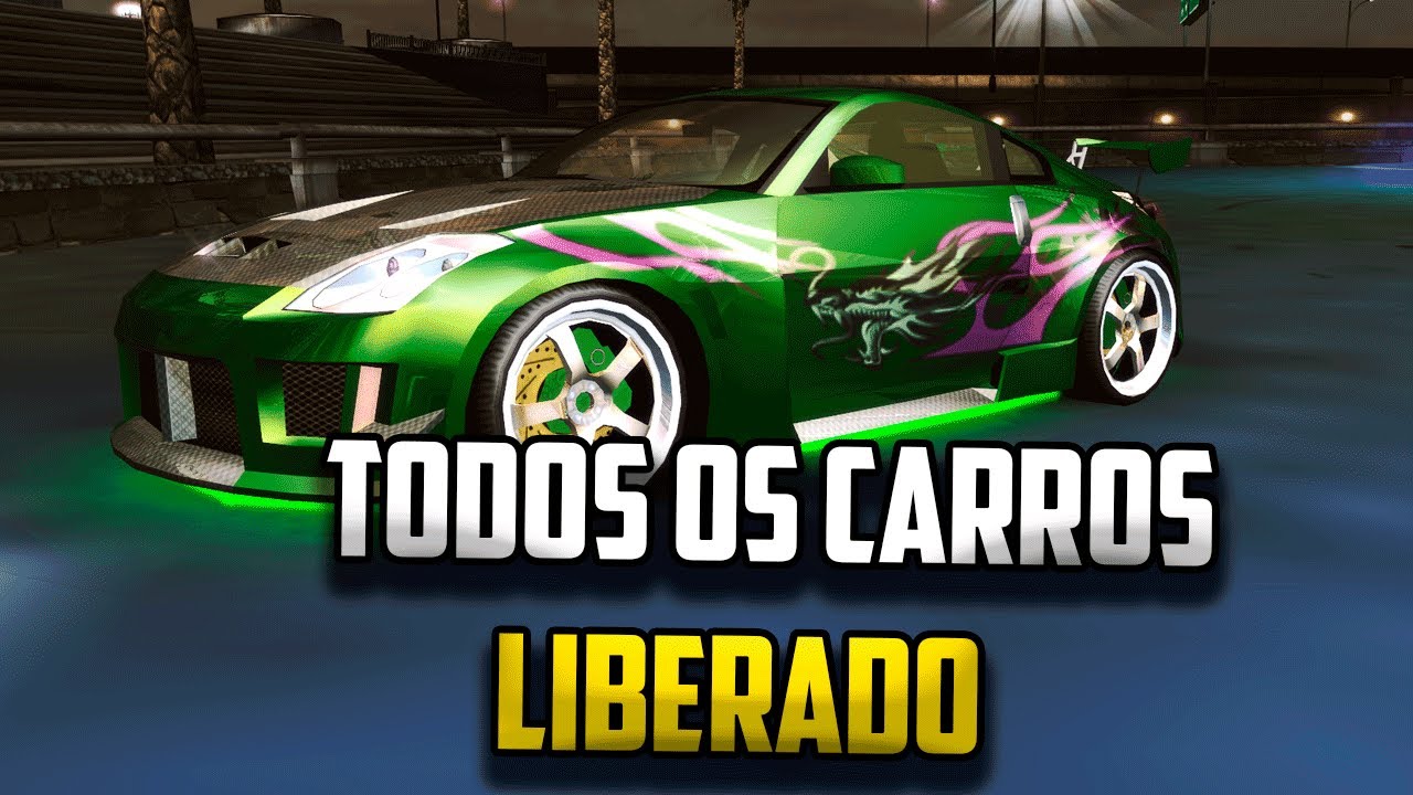 TODOS os Carros LIBERADO NO NFS UNDERGROUND 2