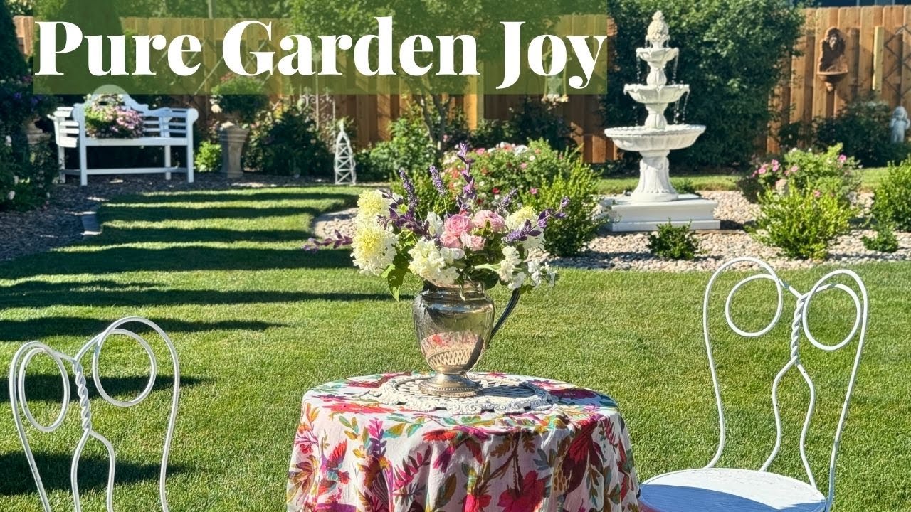 The Simple Joy of a Collected Garden: Tour, DIY & Styling!