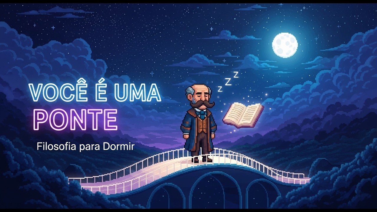 Você é uma Ponte🌙 — Nietzsche, o Além-do-Homem e o Sono📖 | 40 Minutos de Filosofia para Dormir🌕🛌