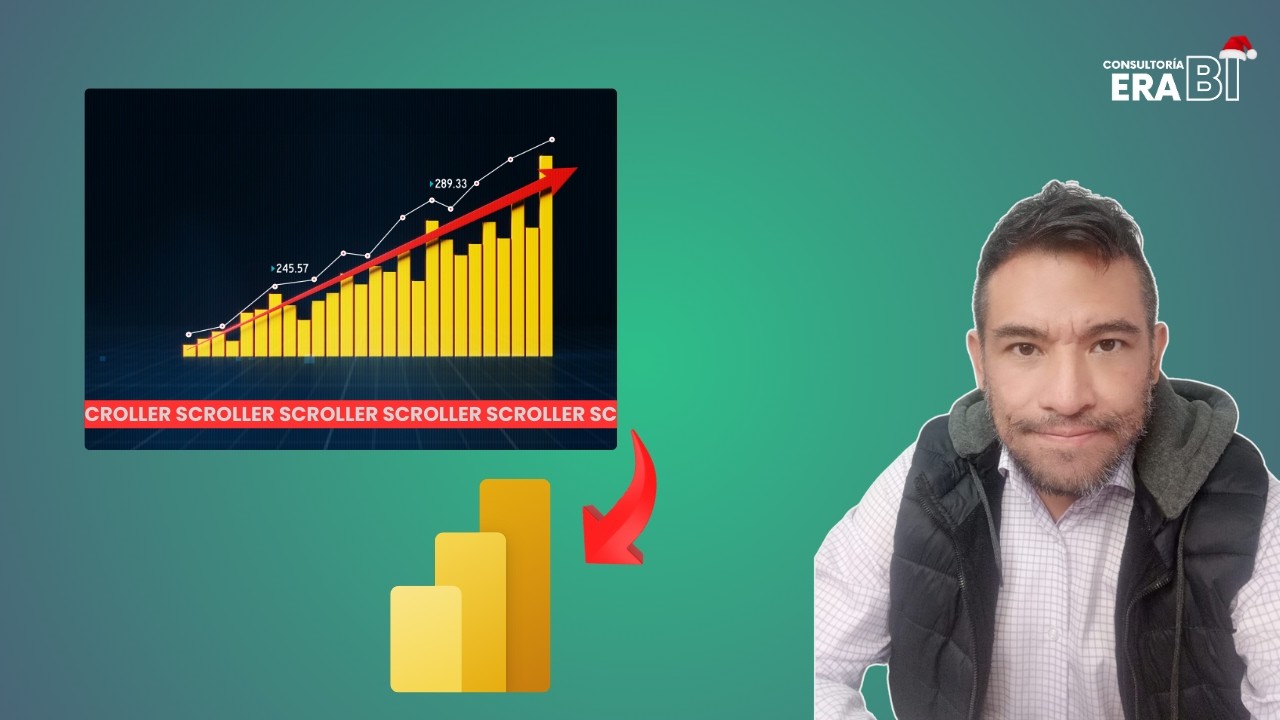Crea Dashboards Dinámicos con el Scroller en Power BI 📊🚀📈🎅