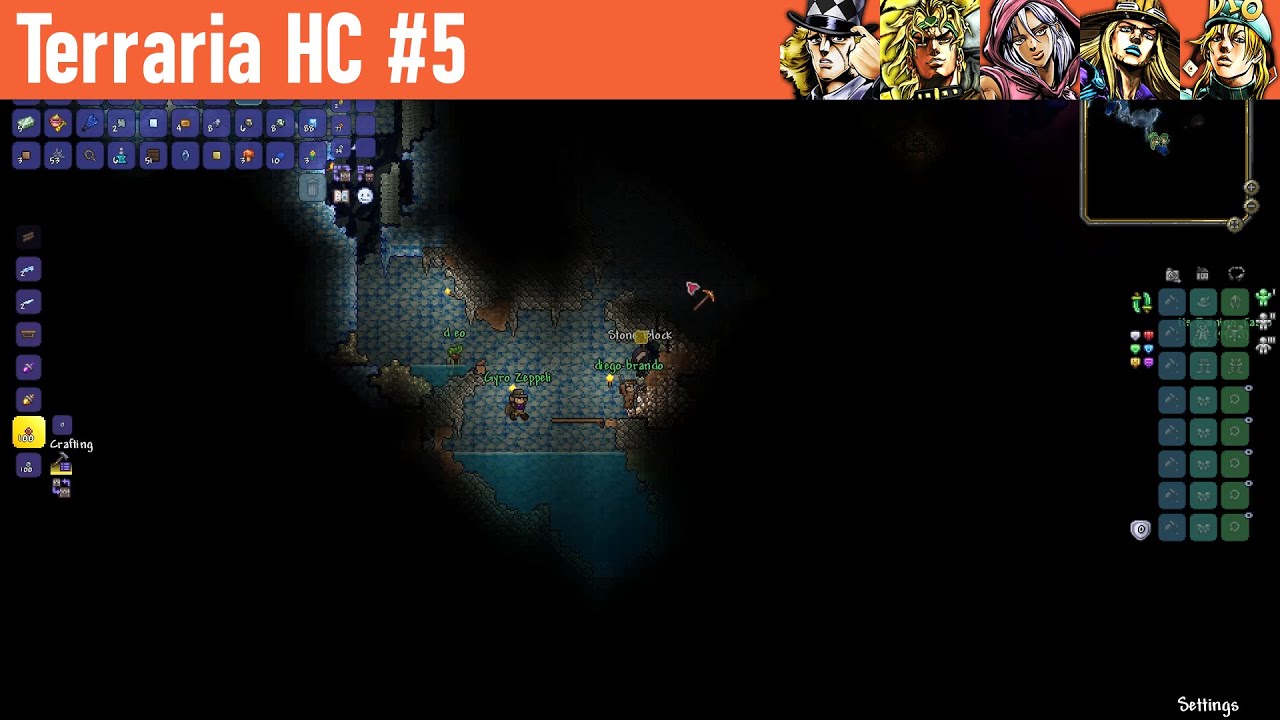 Terraria Hardcore S5 - Part 3 (Conflict Between Teams!)
