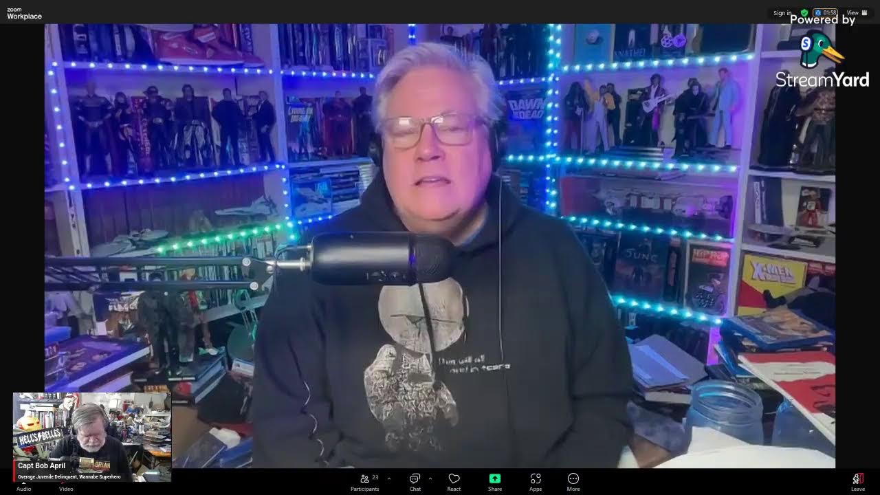 We're gonna try this live stream idea with Robert Meyer Burnett again.....