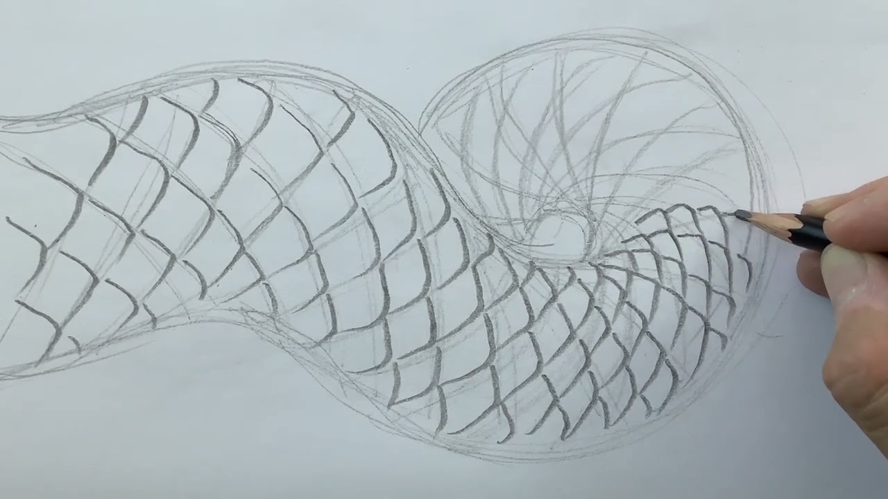 Dibujo y Pintura de Representación. Dragón (escamas)