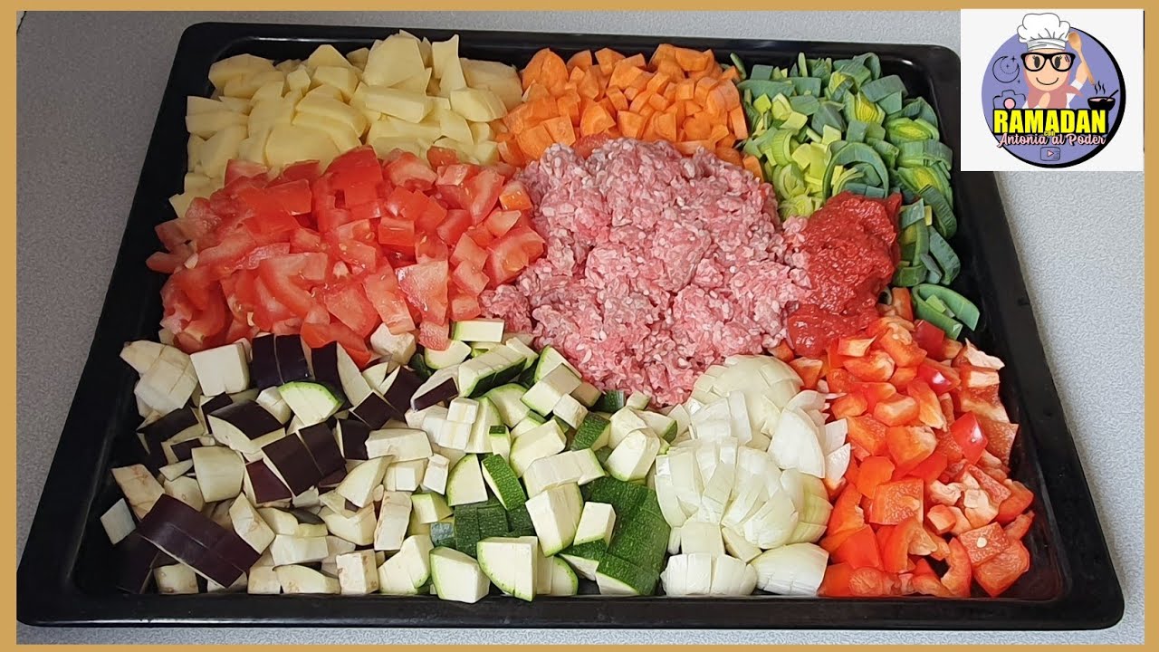 SE PICA SE MEZCLA Y SE METE AL HORNO! DELICIOSO Y SABROSO