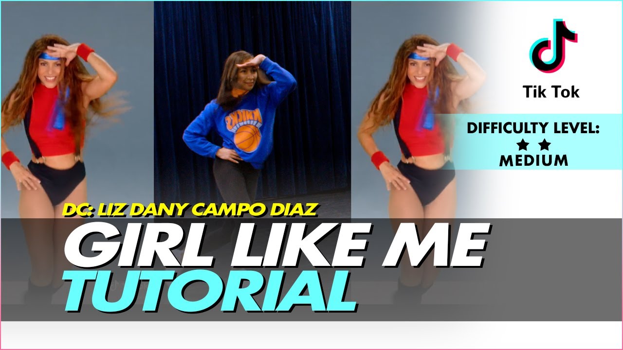 Shakira Girl like me dance tutorial | DC: Liz Dany Campo Diaz