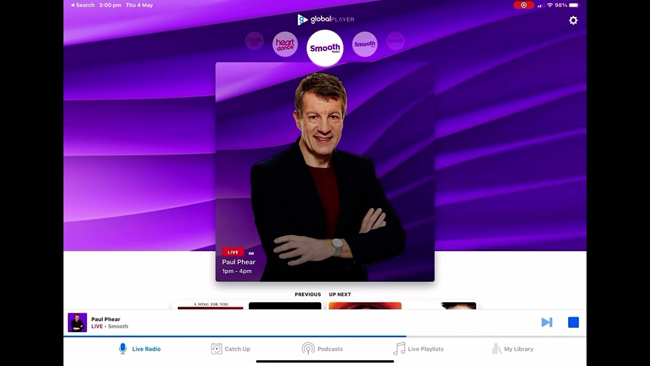 Smooth radio 3.00pm old and New