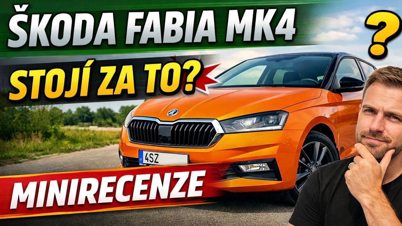 Škoda Fabia MK4 - Stojí za to? 🚗 Minirecenze #skodafabia 