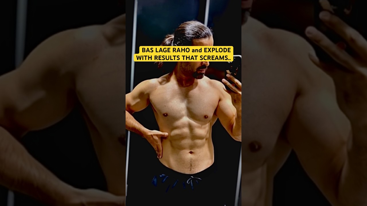 Bas lage raho n explode with result that screams #explode #gymlife #gymworkout #shorts #shortsfeed