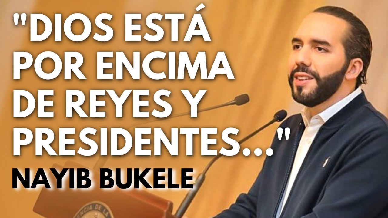 🚨 Presidente Nayib Bukele y su FE en DIOS (entrevista en El Salvador)