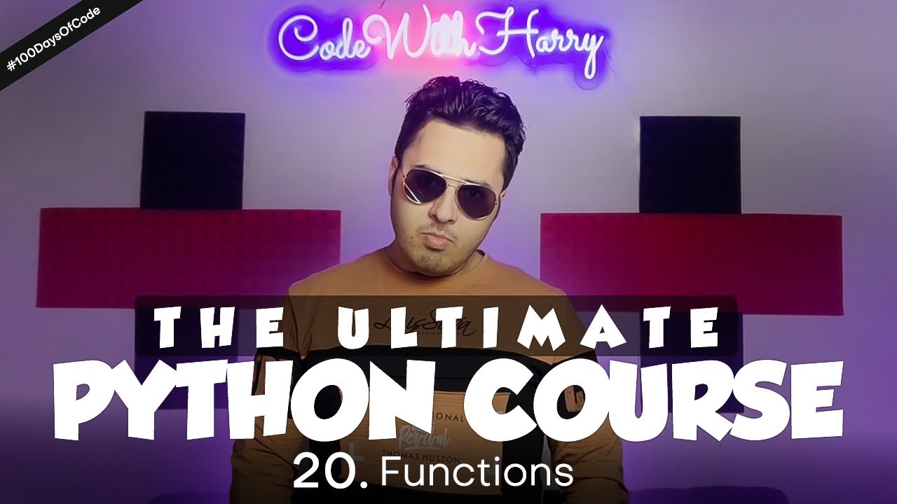 Functions in Python | Python Tutorial - Day #20