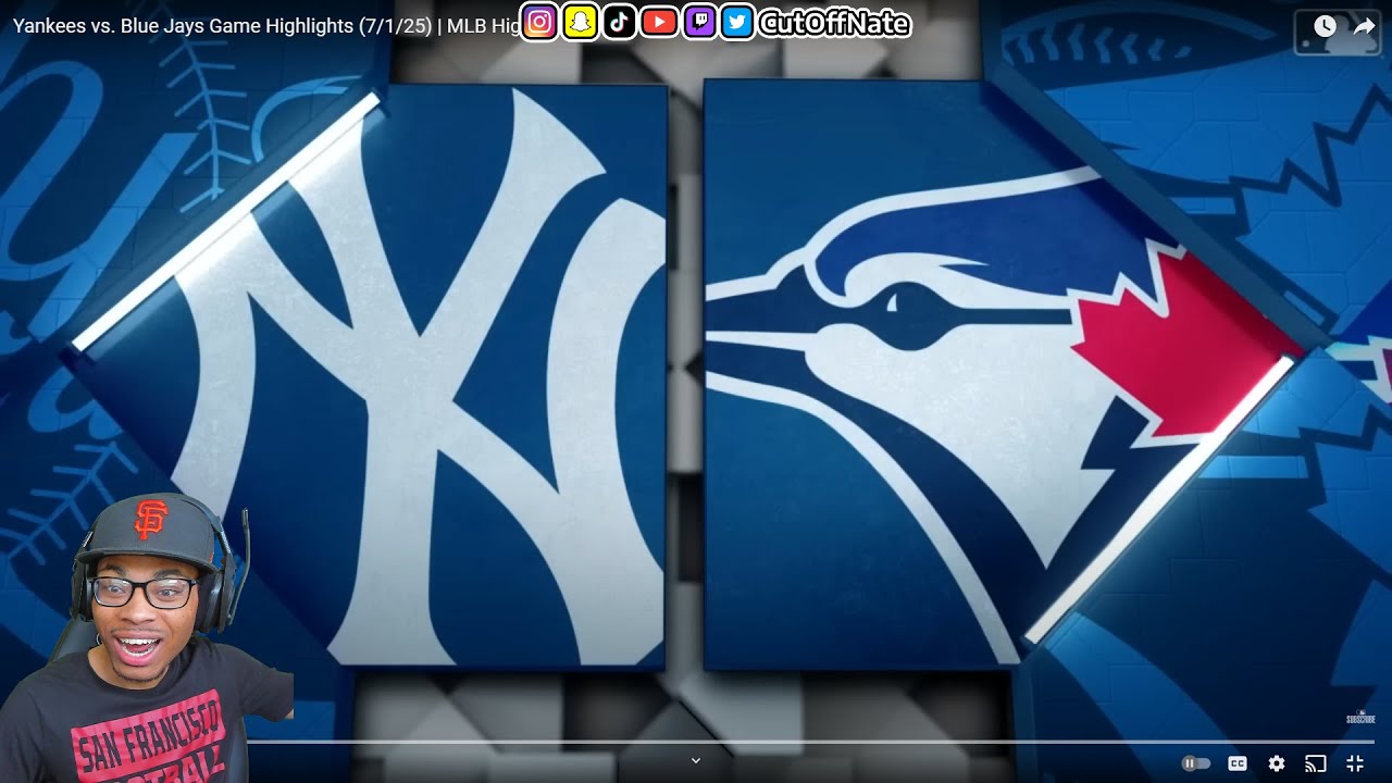 CutOffNate Reacts To Yankees vs. Blue Jays Game Highlights (7/1/25) | MLB Highlights