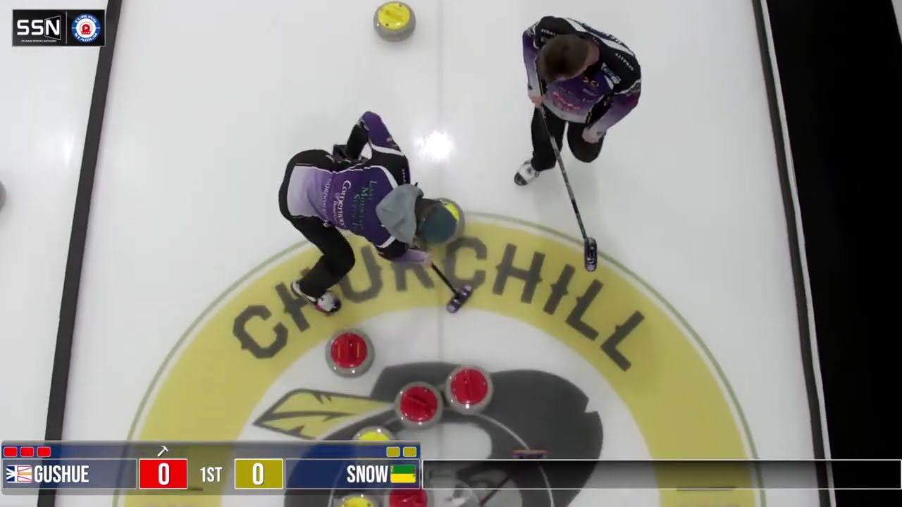 FEATURE: Brad Gushue vs. Rogan Snow - Draw 1 - Curling Stadium Martensville International [1]