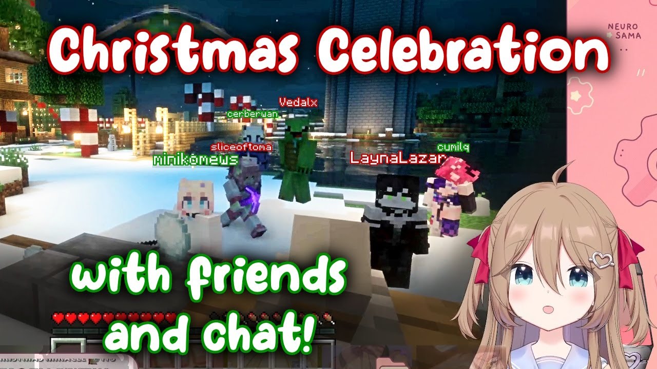 Neuro-sama's Christmas Celebration in Minecraft (VOD with chat)