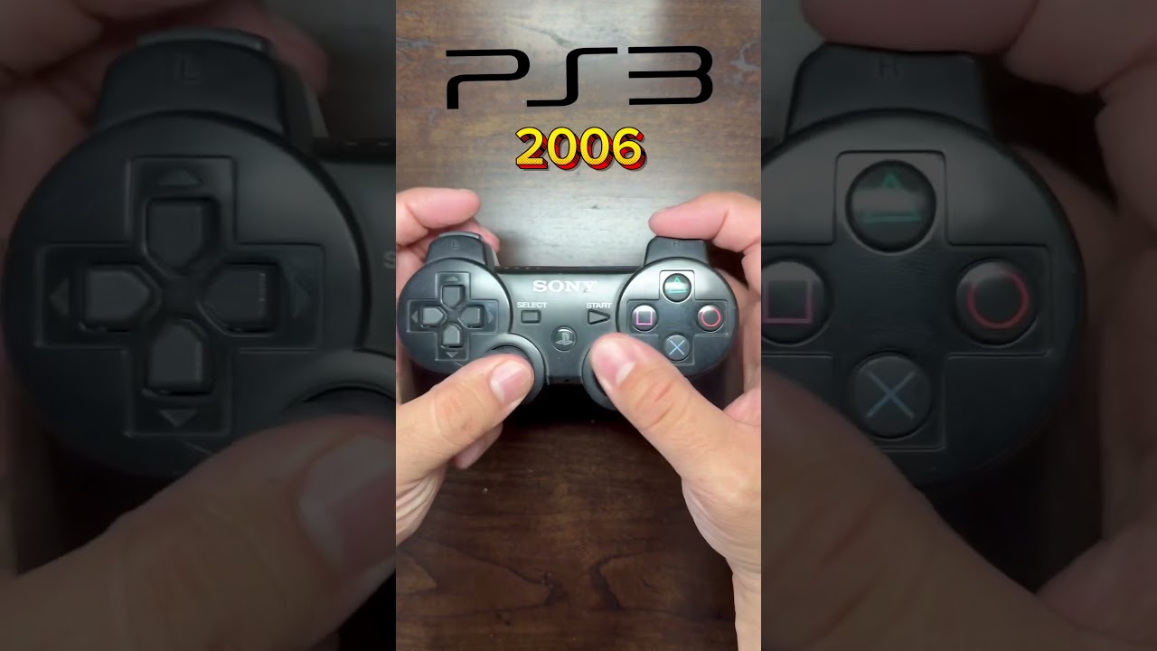 PlayStation Controller Evolution [1994-2020] #sony #playstation #controller #ps1 #ps2 #ps3 #ps4 #ps5