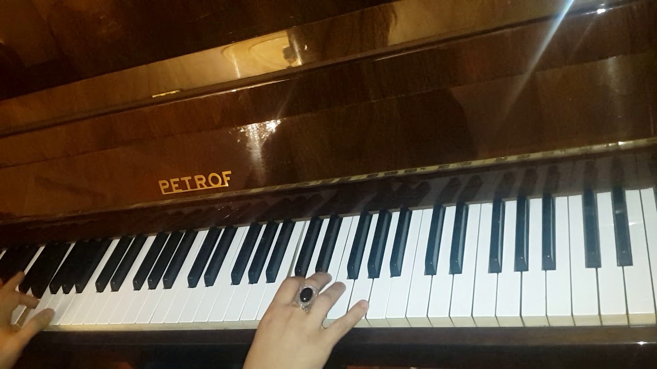 Sen gelmez oldun (piano) Красивая мелодия