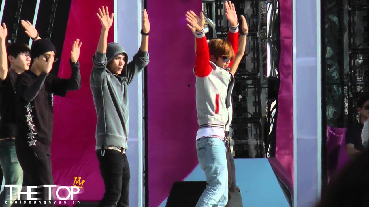 [THE TOP]111028 K-POP CON rehearsal Digital Bounce(with Se7en)