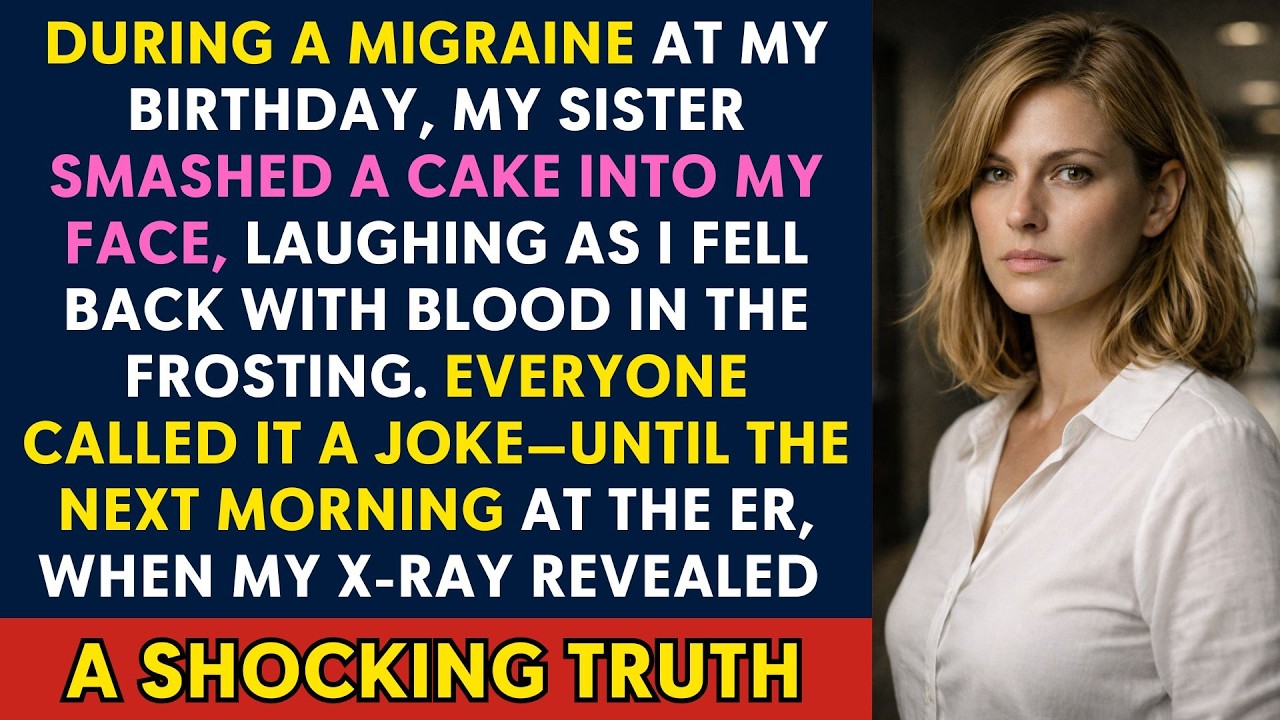 My Sister Smashed Cake Into My Face During a Migraine—The ER X Ray Revealed a Shocking Truth.
