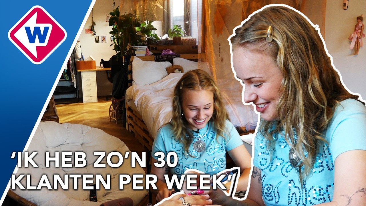 Meta (23) lakt fulltime nagels vanuit haar slaapkamer