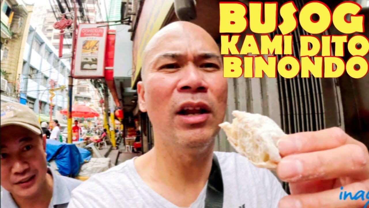Daming pagkain dito sa binondo.habang naglalakad kumakain.