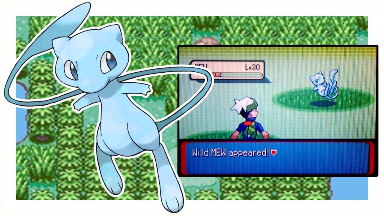 LIVE! - Shiny Mew in Gen 3 after 787 RA's in Emerald!