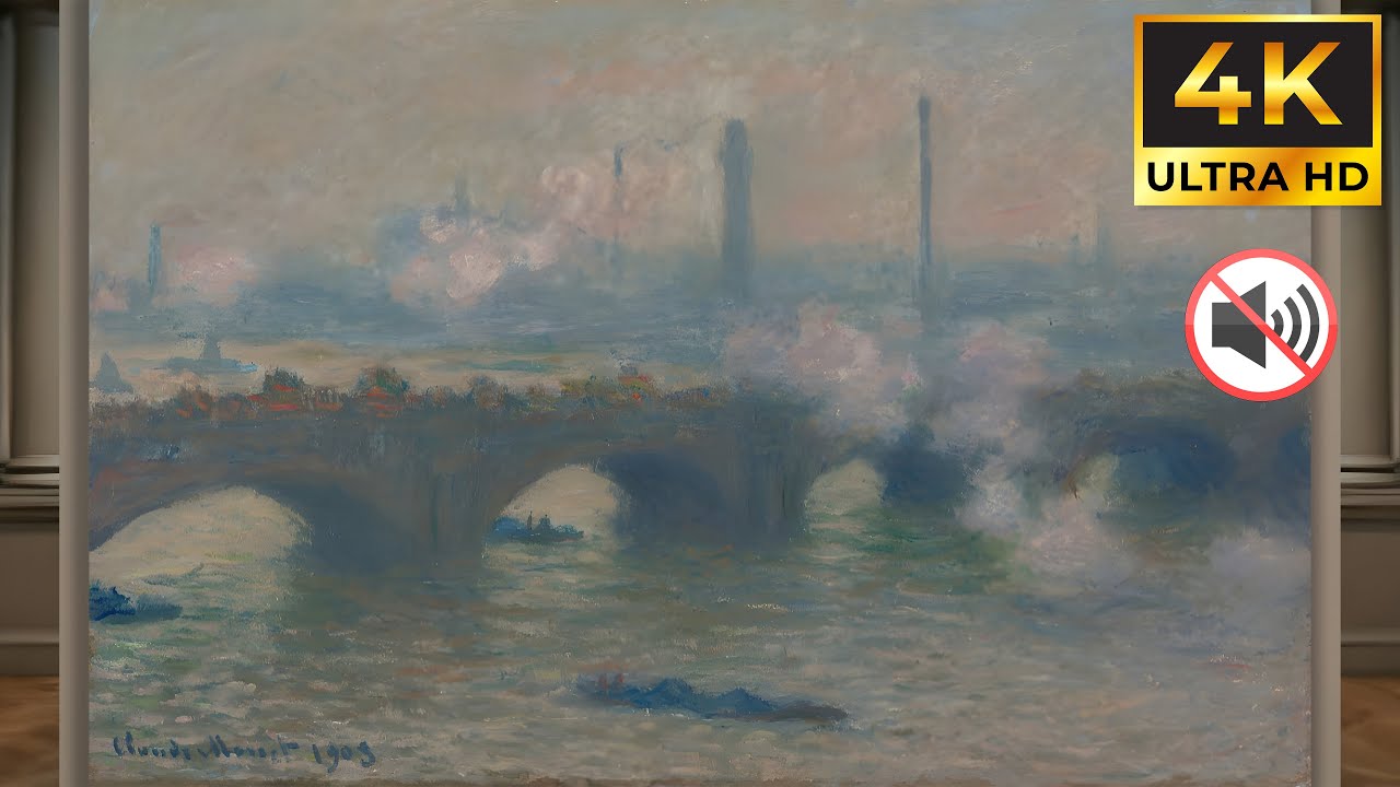 Turn Your TV Into Timeless Art | 4K TV Art | Waterloo Bridge | 3 Hours | Eternal Art Gallery