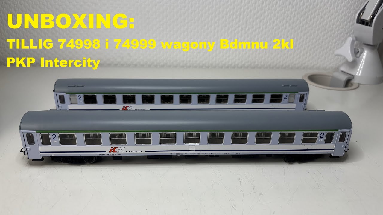 UNBOXING: TILLIG 74998 i 74999 wagony Bdmnu 2kl PKP Intercity