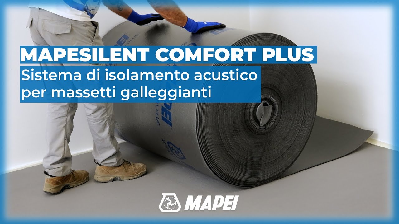 Isolamento acustico a basso spessore per pavimenti | Mapei Mapesilent Comfort Plus
