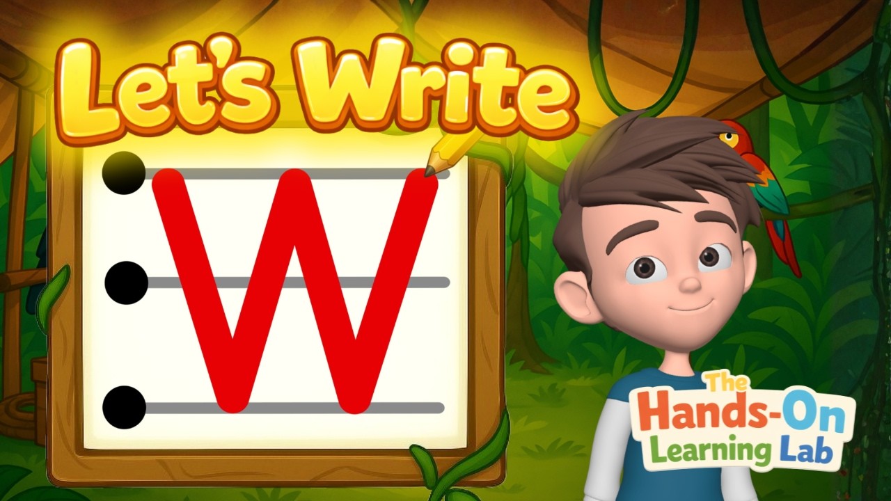 ✏️ Quick Write – Uppercase W, Writing the Letter W #handwriting    #handwritingpractice