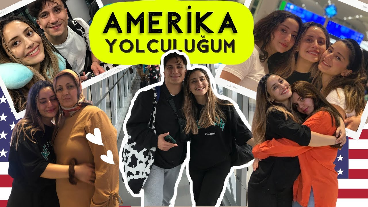 AMERİKA'YA GİDİYORUM!! - 40 Saat Süren Amerika Yolculuğum
