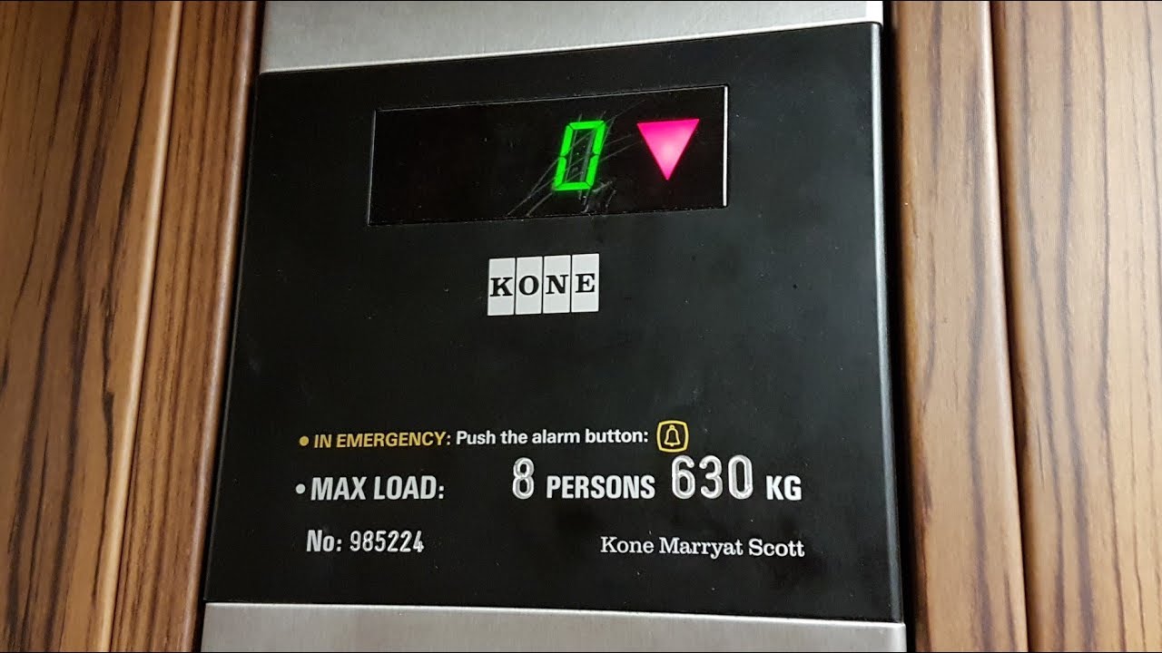 ORIGINAL 1980s Kone Marryat Scott Lift / Elevator