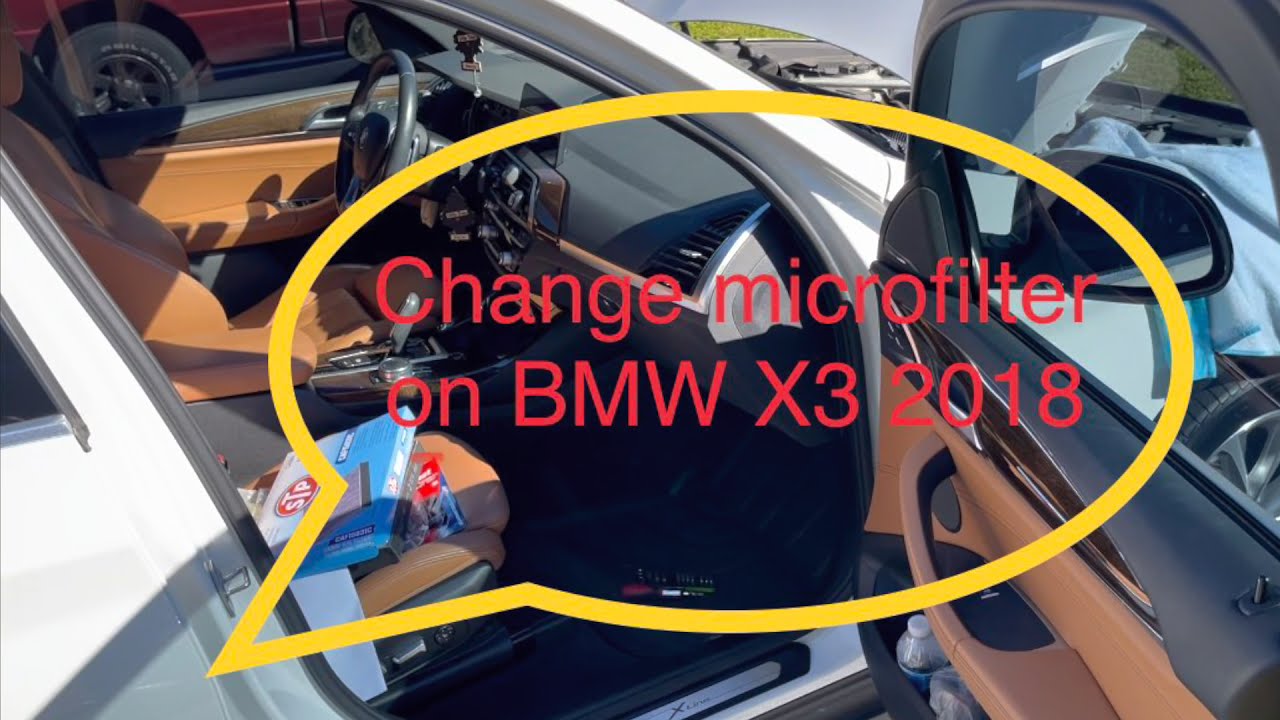 Change Microfilter on BMW X3 2018
