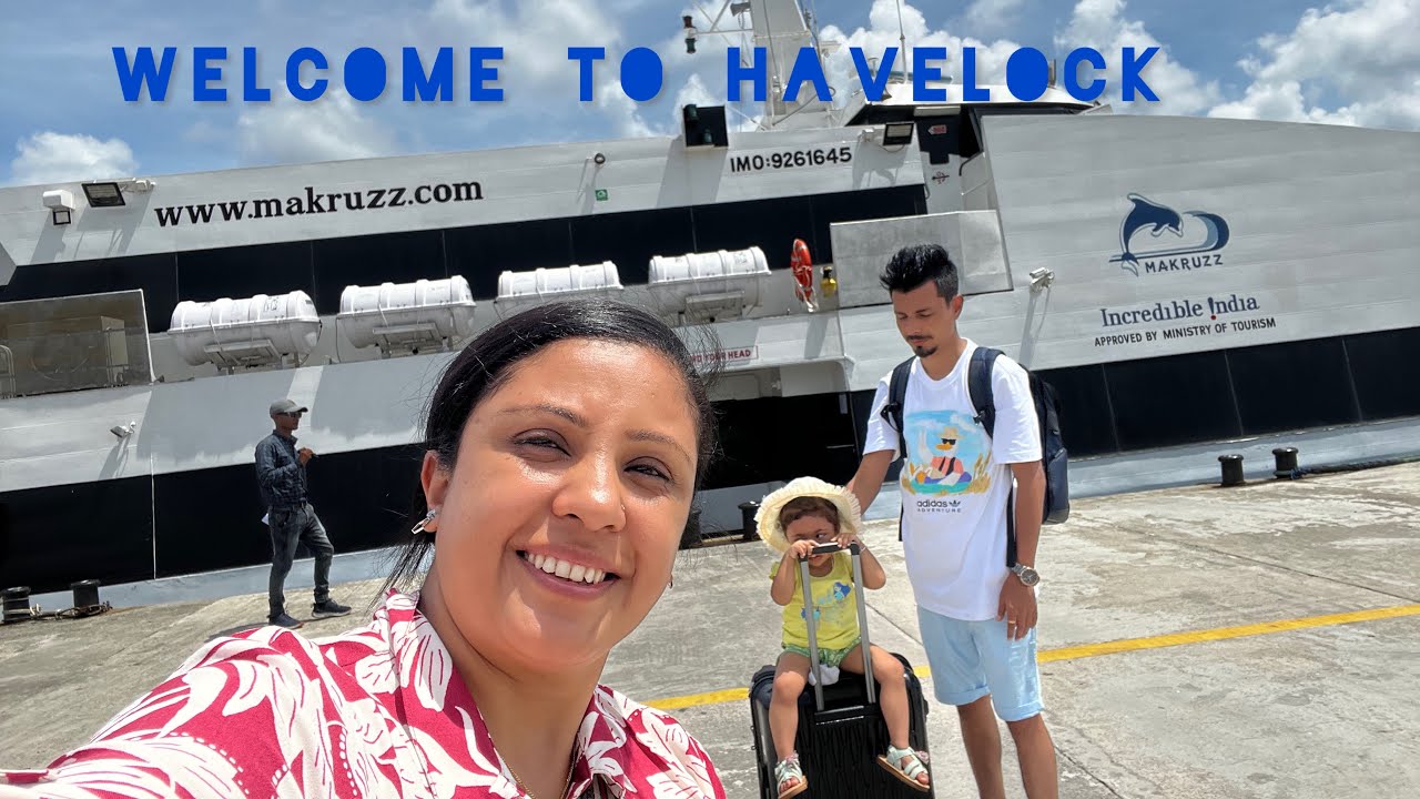 Port Blair to Havelock Island by Makruzz|1st experience in Ferry|Hotels in Havelock island #andaman