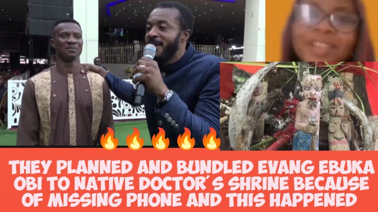 They bundled Evang Ebuka Obi to Native Doctor's shrine because of missing phone & this happened 😲🔥🔥🔥