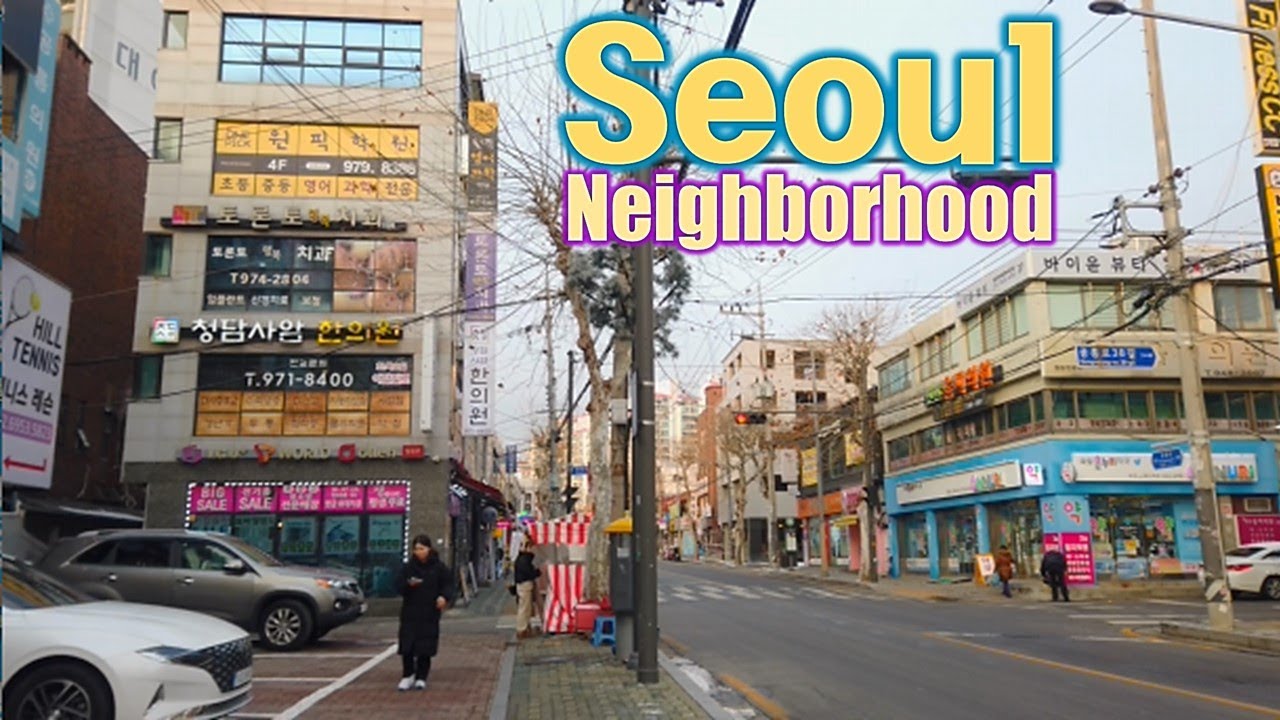Seoul, Korea - Walking Tour of Neighborhood - 4K - Gongneung 2-dong [Nowon-gu 3] 22(3)-2