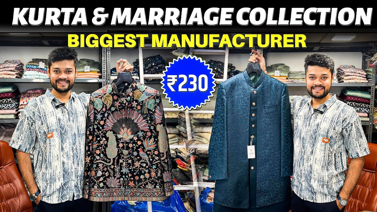 Uthik fashion ahmedabad /men's kurta & marriage collection manufacturer /ahmedabad wholesale market