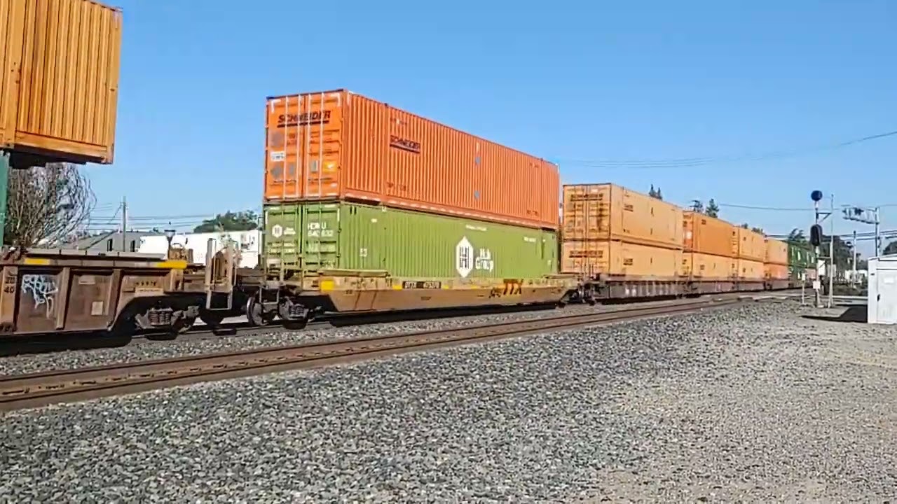 Fast Southbound UP Z On the Fresno Sub!!!