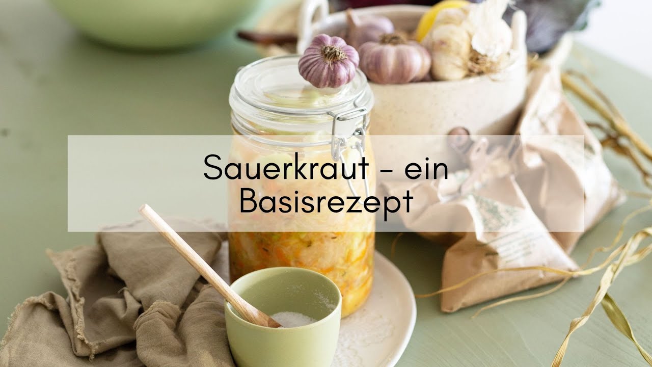 Sauerkraut machen selber machen - ein Basisrezept