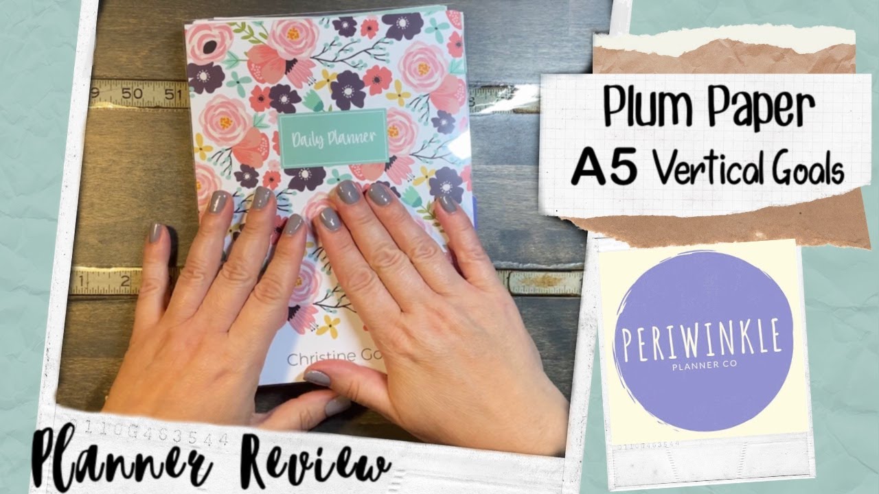 PLUM PAPER A5 Vertical Goal Planner review | Unbound will be making it DISCBOUND| Part I