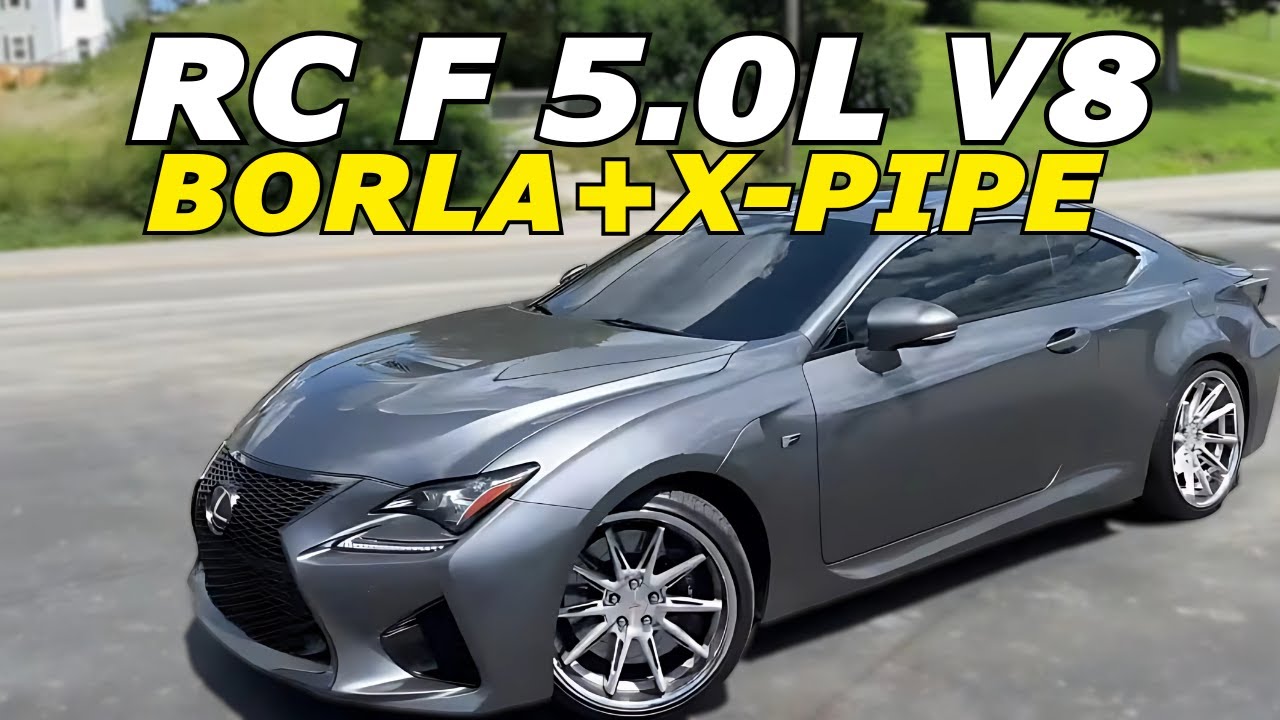 2015 Lexus RC F 5.0L V8 Exhaust Sound w Borla ProXS & Resonator Delete!