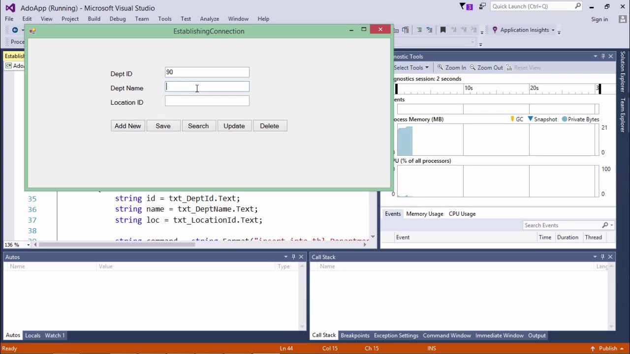 ADO.NET - CRUD Operations