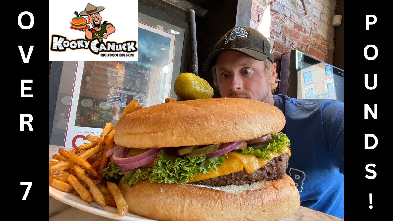 7.5LB KOOKAMUNGA BURGER CHALLENGE FROM MAN V FOOD