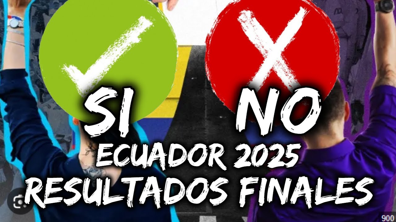Ecuador decide SI o NO resultados Finales